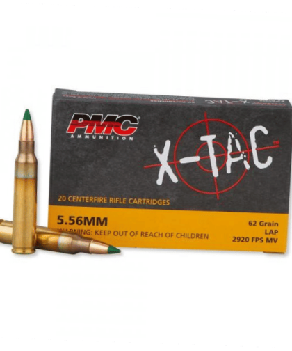 PMC Ammunition X-Tac Brass 556 Ammo 62-Grain 20-Rounds Li...