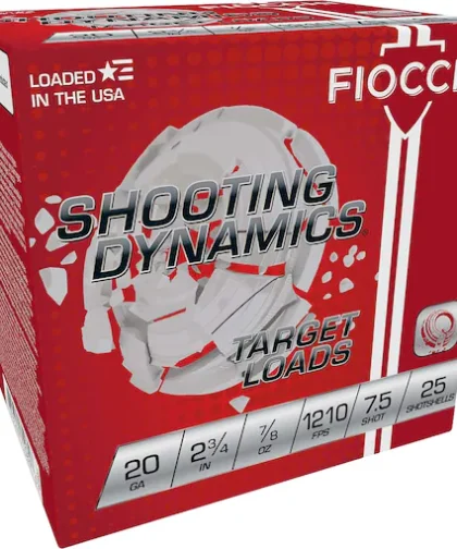 Fiocchi Shooting Dynamics 20 Gauge Ammo 250rounds for sale