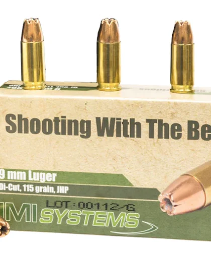 Get IMI 9mm Luger Ammo 115 Grain Jacketed Hollow Point Online for sale