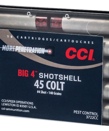 CCI Big 4 Shotshell 45 Colt (Long Colt) Ammo 140 Grain Lead Shot 200 rounds for sale