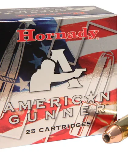 New Hornady American Gunner 9mm Luger +P Ammo 124 Grain Hornady XTP Jacketed Hollow Point 500 rounds for sale