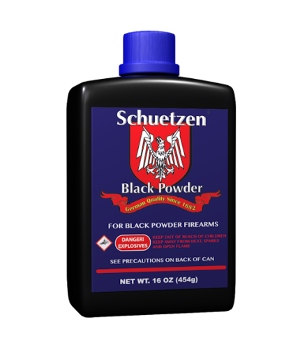 Schuetzen Black Powder 4F 1lb Priming Powder - 25 Canisters per Case