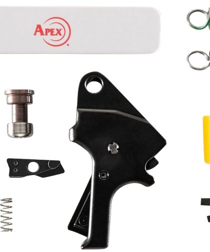 Apex Tactical 10027BLK Flat Face Forward Set Trigger Kit Black Compatible w/ M&P 2.0
