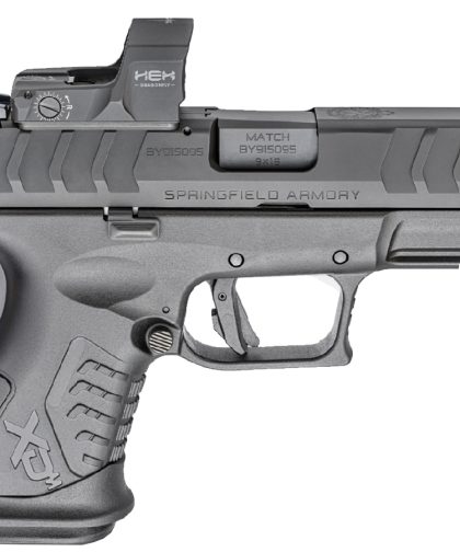Springfield XDM Elite Compact 9mm Pistol with Hex Dragonfly Red Dot