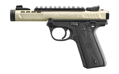 Ruger Mark IV 22/45 Lite .22 LR 4.4" Threaded Champagne/Black